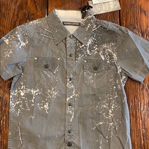 New boys Indigo Star brand button up